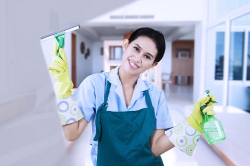 Deep cleaning a luxury Belgravia townhouse interior